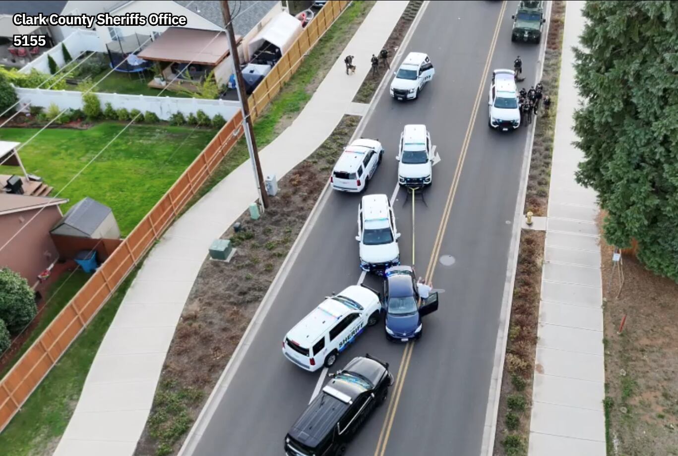 Man Arrested in Orchards After Property Damage Incident and Standoff