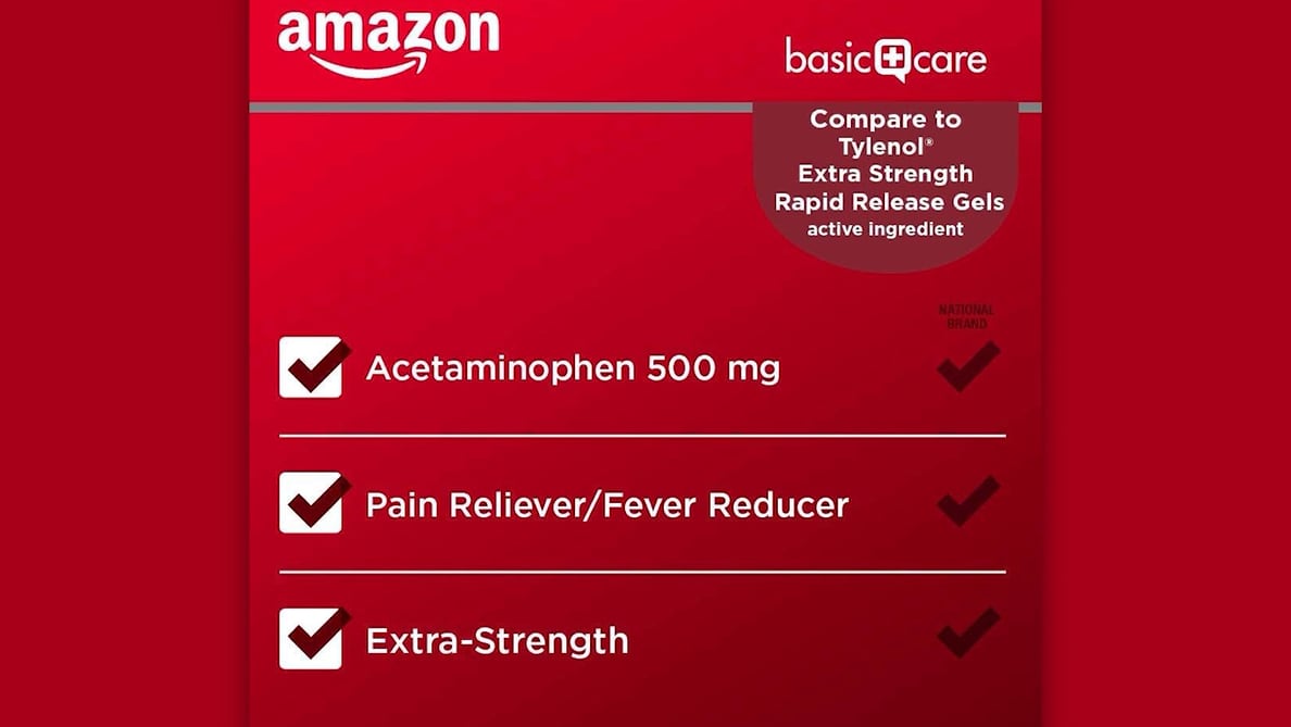 More Than 112,000 Bottles of Amazon-Label Acetaminophen Recalled