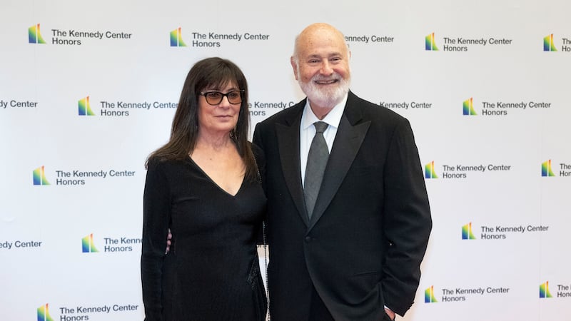 ADDITION ADDS MAIDEN NAME: FILE - Rob Reiner and Michele Singer Reiner arrive on the red...