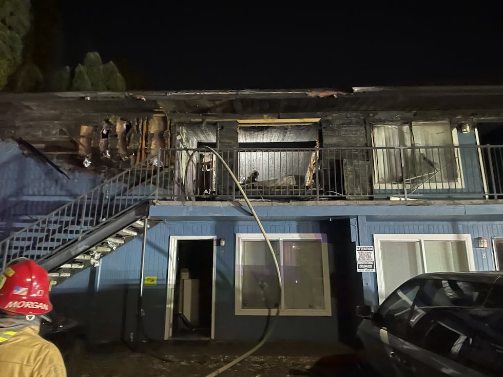 Two apartment units on Southwest Canyon Road near Southwest Canyon Lane were damaged by a fire...