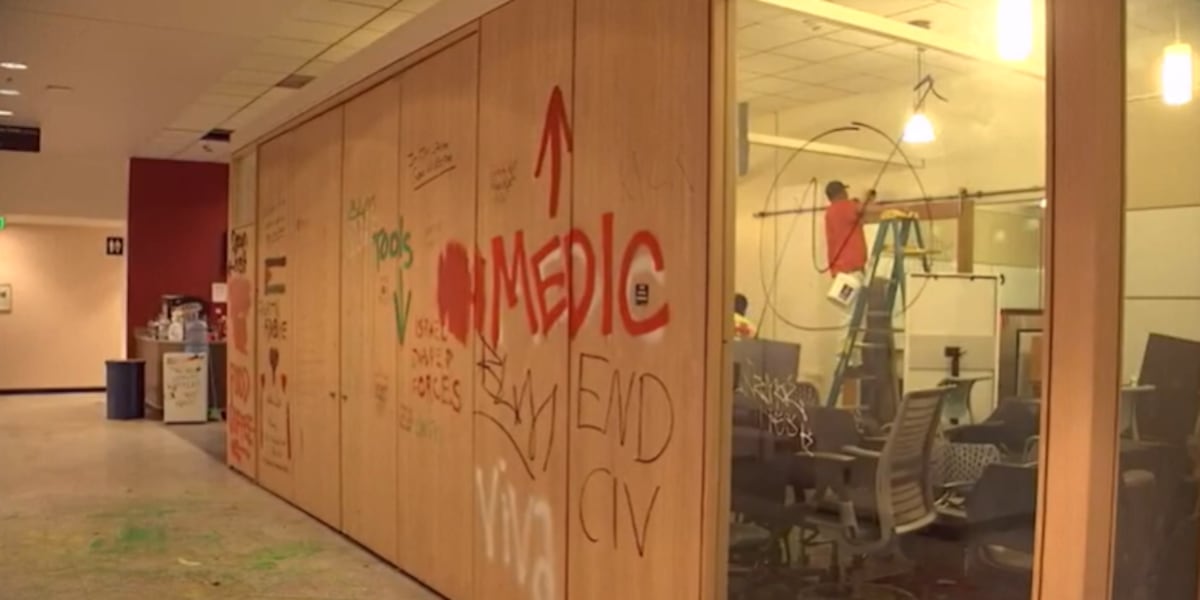 Pstu Library Tour of PSU library after $1.23M in repairs due to protest, occupation