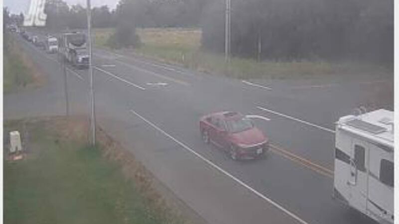 Traffic backed up near Seaside due to serious crash