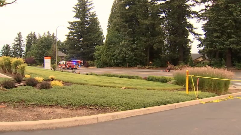 Emergency crews on scene of deadly motorcycle crash in Wood Village