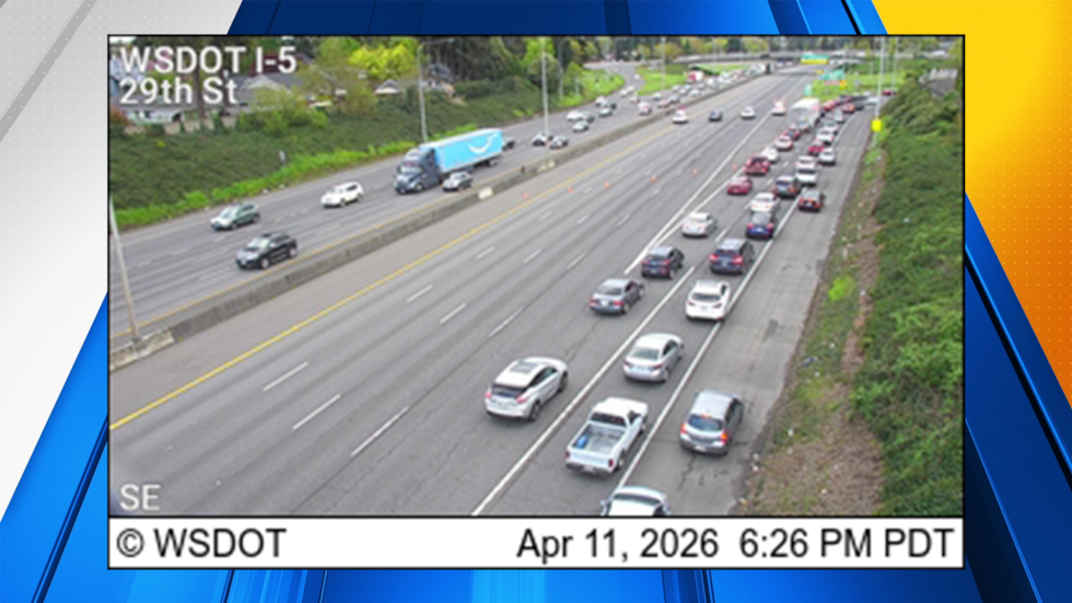 A standoff with an assault suspect has closed southbound lanes on Interstate 5 in Vancouver on...