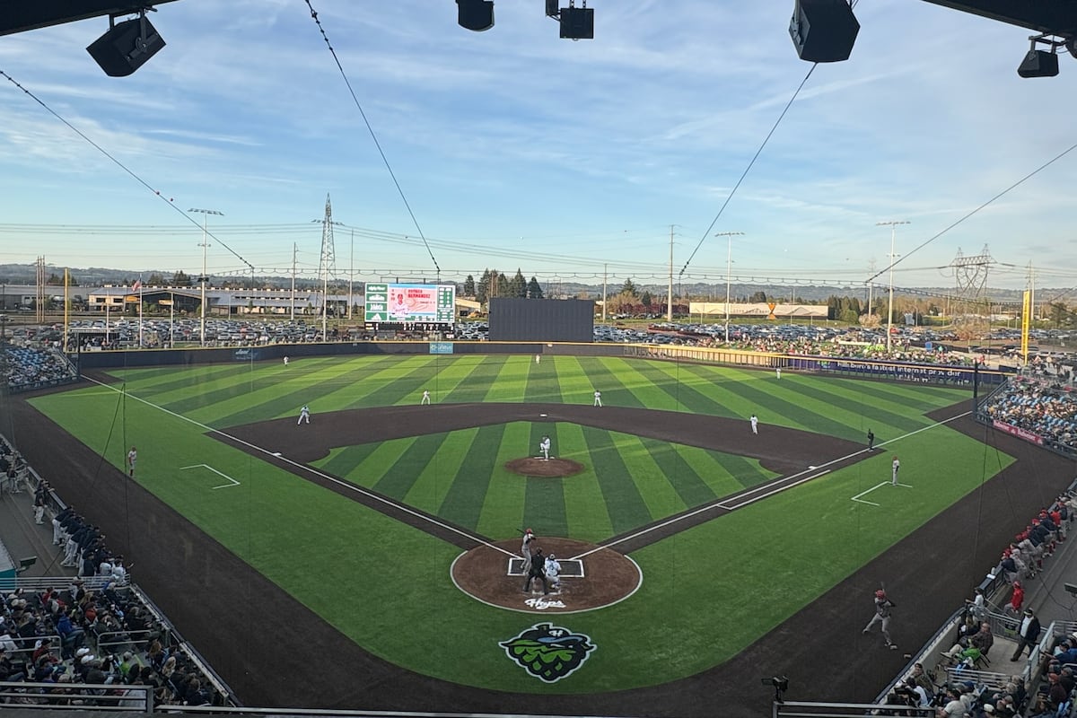 Stadium Ops Hillsboro Hops celebrate 2026 home opener at new ballpark