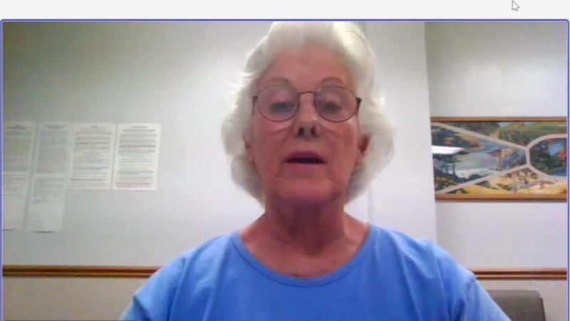 Diane Downs appears before a parole board on Wednesday, Oct. 29, 2025.