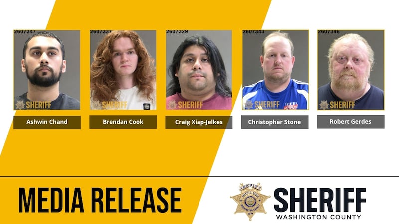 Five people arrested in an undercover child predator sting