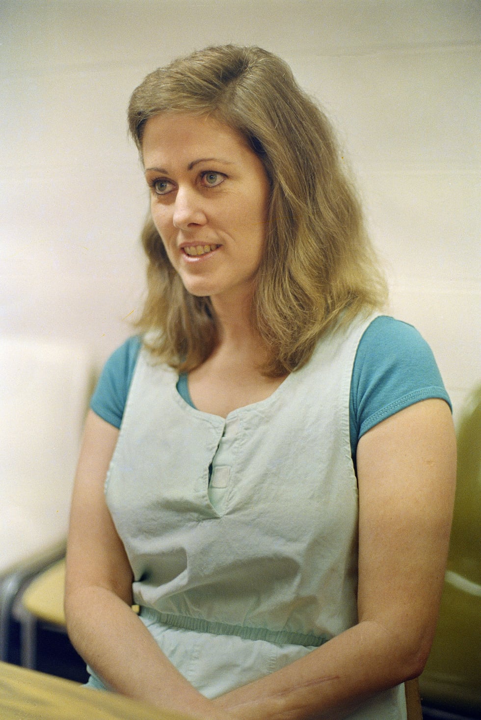 **FILE**In a March 12, 1989 file photo, Elizabeth Diane Downs talks about her conviction for...