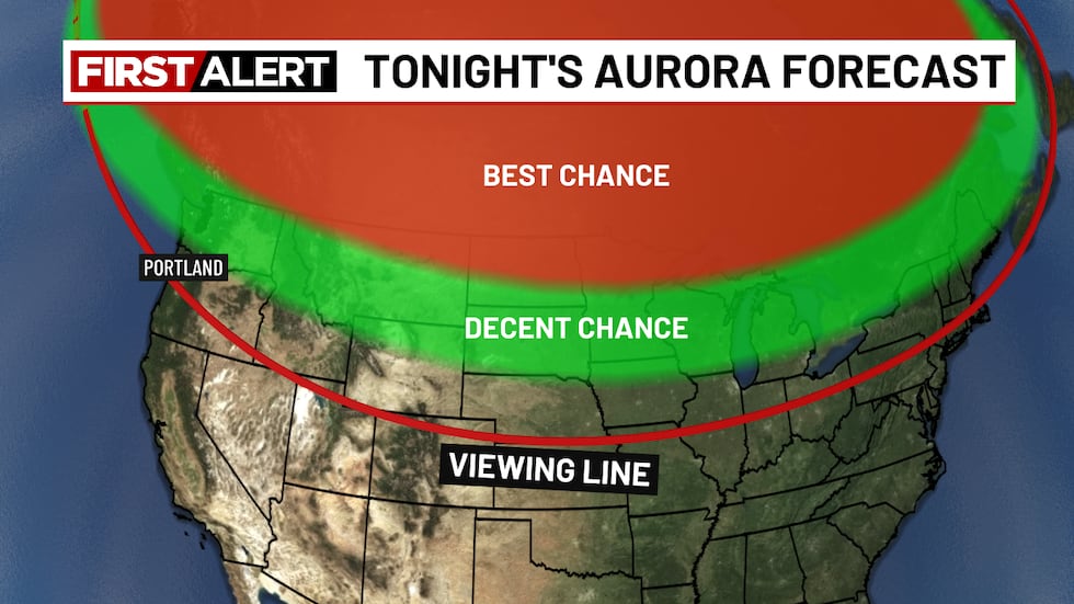 Aurora possible tonight