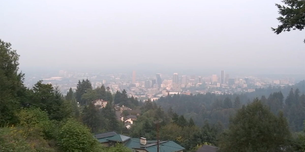 Portland ranks first in worst air quality worldwide on Wednesday due to wildfire smoke