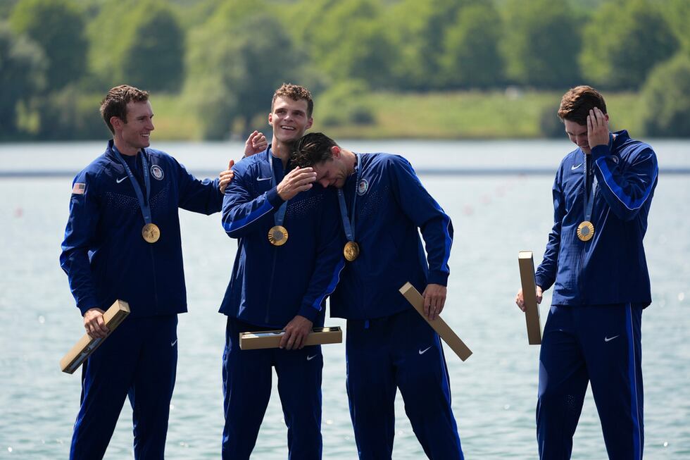 Team USA wins gold in rowing men’s four for the first time in 64 years