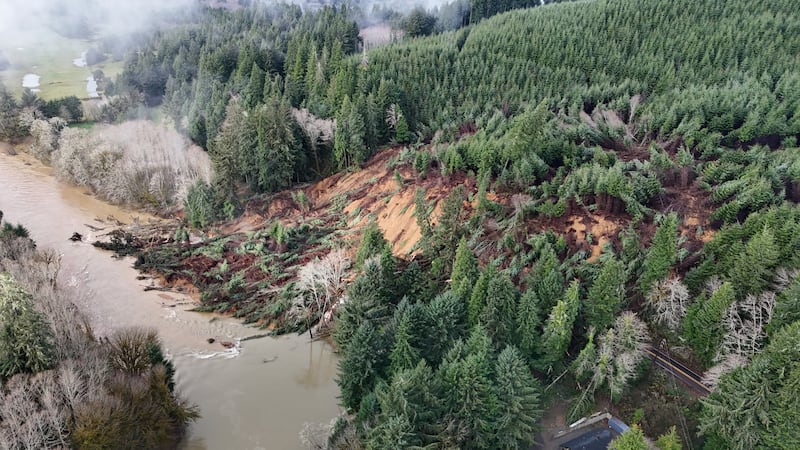 A landslide has closed Oregon Highway 229 between Kernville and Siletz near milepost 14, ODOT...