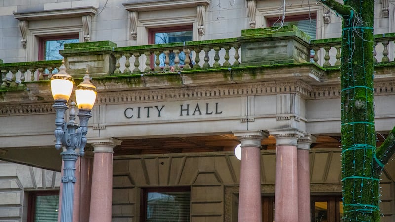 Portland City Hall, downtown Portland OR