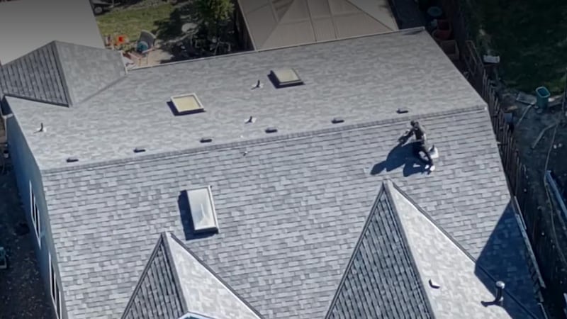Suspect seen on top of home during drone search in Washington County
