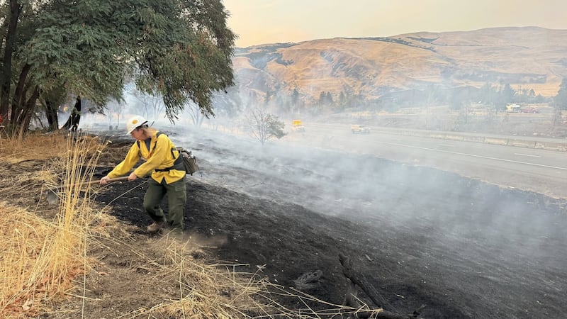 Evacuation orders lowered as crews get control of fire near Canby