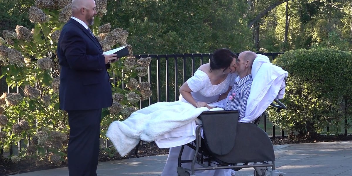 Vowed Fire Terminally ill man renews vows with his wife as he enters hospice