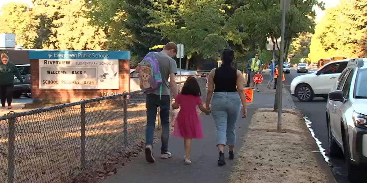 First day of school for Evergreen Public Schools in Vancouver