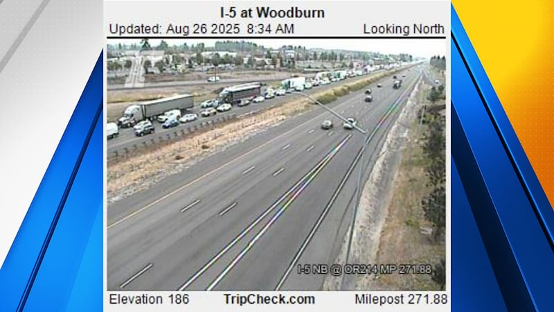 Traffic backed up on southbound I-5 due to deadly crash