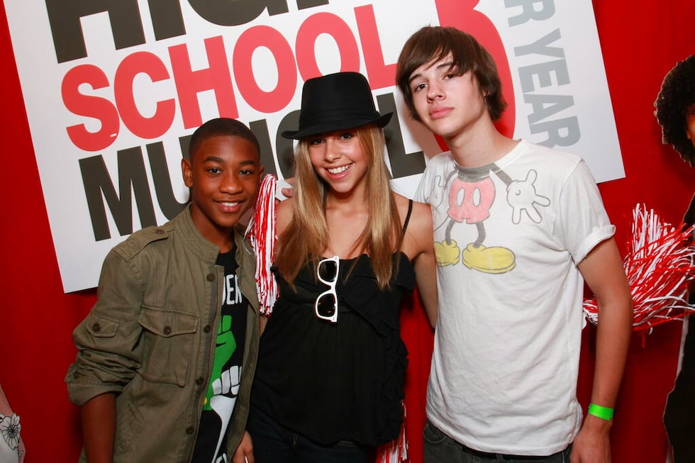 Justin Martin, Jemma McKenzie-Brown and Matt Prokop at Disney's 'High School Musical 3: Senior...
