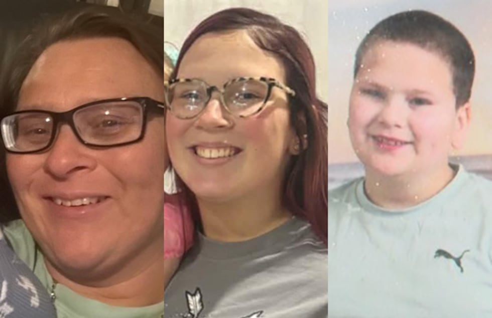 Lisa Fields, 46, and her two children – 17-year-old Keziah Luker, who was pregnant, and...