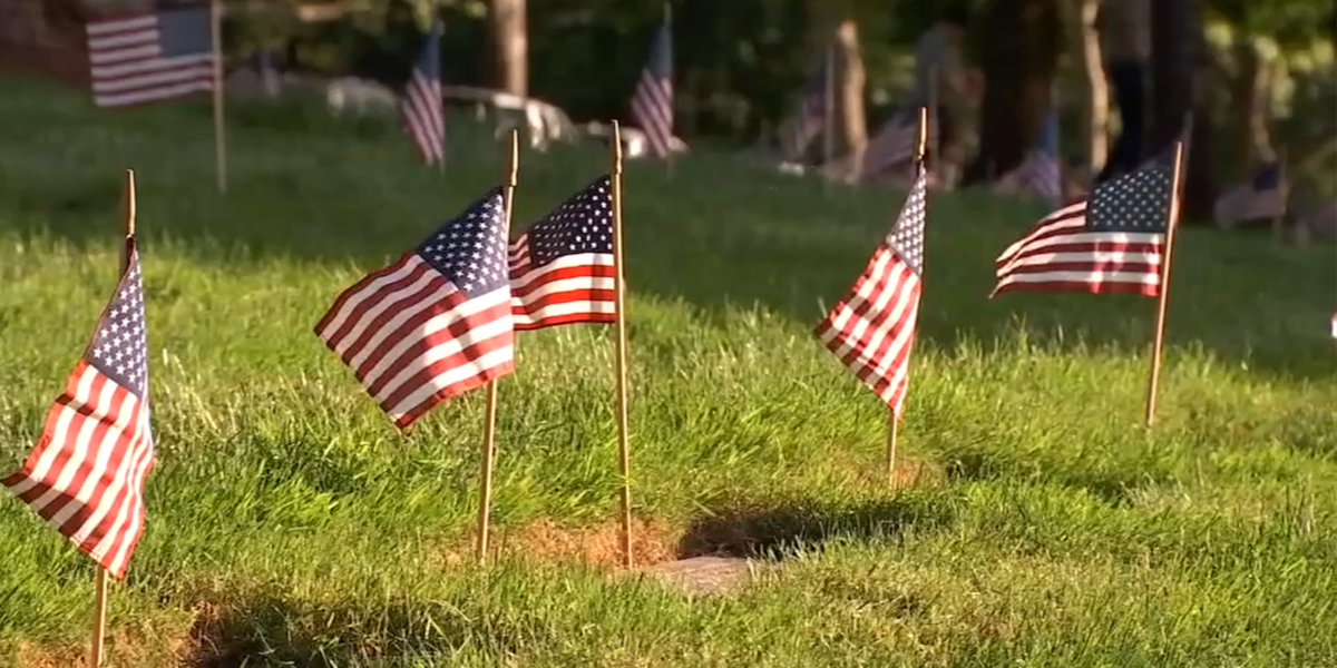 Scouts plant flags for 130,000 veterans at Willamette National Cemetery