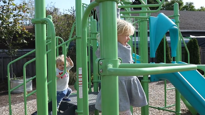 Kids on playground