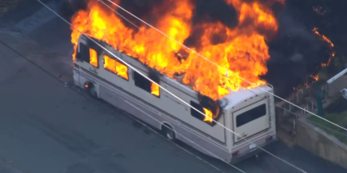 Wichita Fire Rv 3 generations of family rushed to hospital after RV bursts into flames