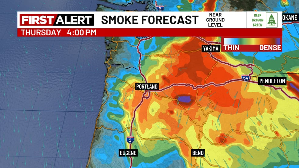 Hazier skies return Thursday afternoon