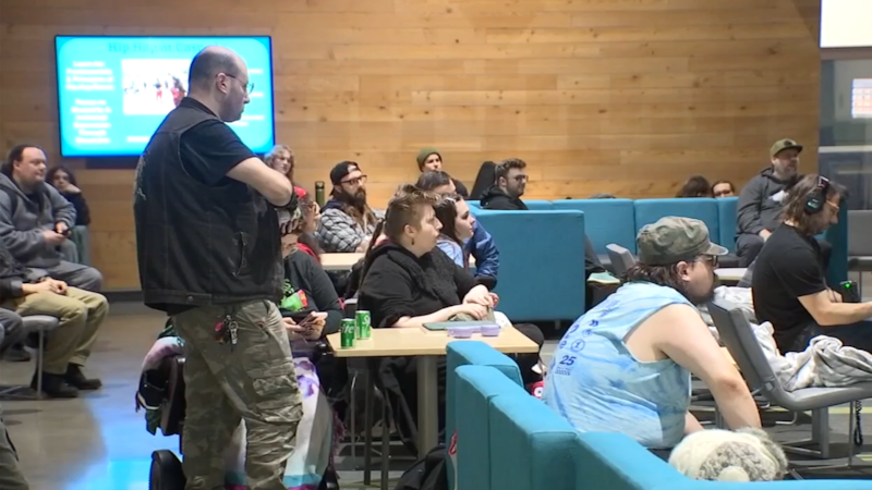 A couple dozen music and sonic art students at Portland Community College’s Cascade Campus met...