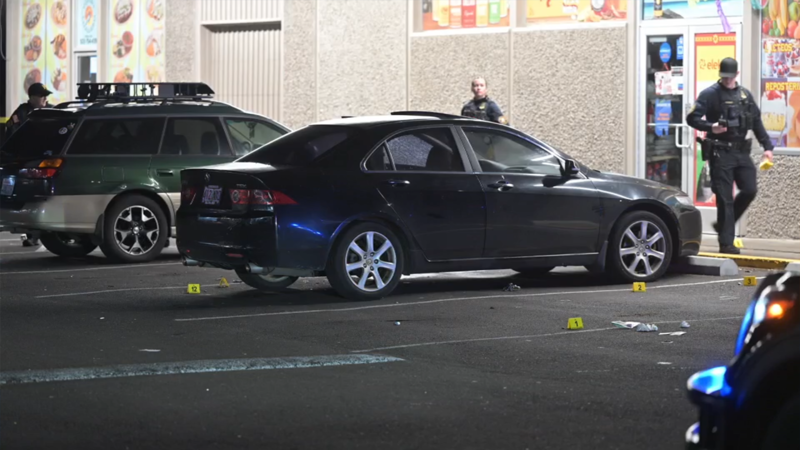 Two men were shot and injured in front of a southeast Portland bar early Saturday. Dec. 13, 2025.