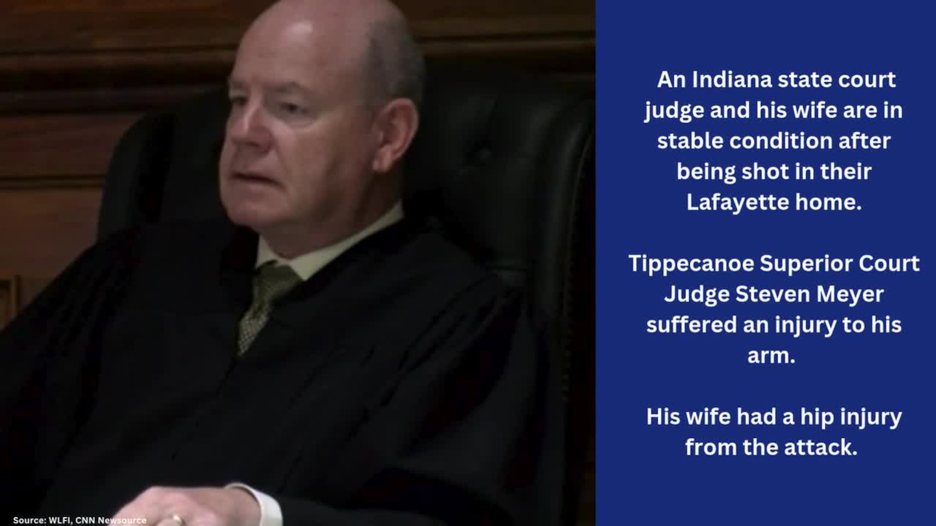 Police search for suspect in the shooting of an Indiana judge and his wife
