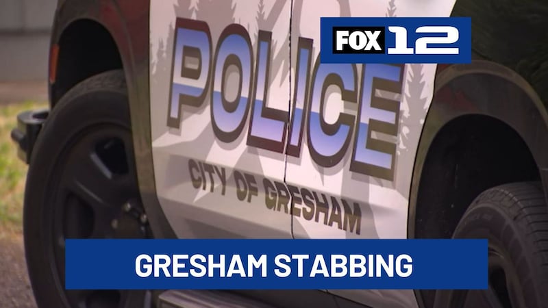 Gresham police arrested a man after a stabbing sent one person to the hospital with serious...