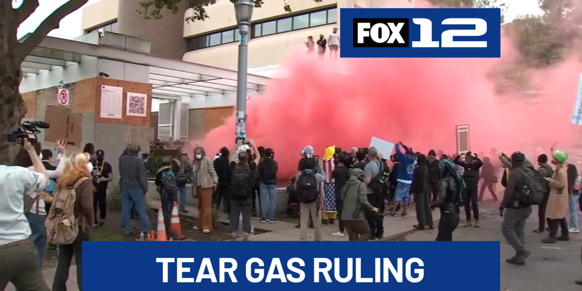 Crowd Control Explosive Federal agents barred from using crowd control munitions in lawsuit ...