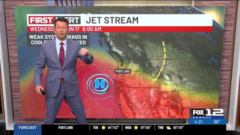 Monday evening weather forecast (6/15)