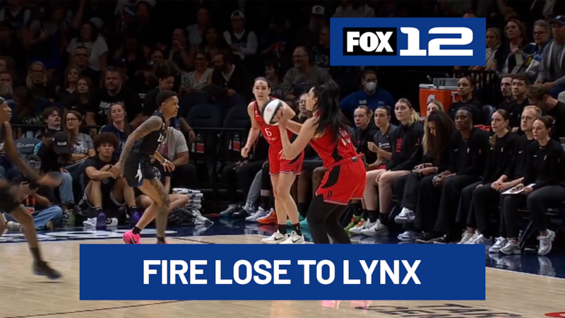 The Portland Fire fell 107-74 in a loss to the Minnesota Lynx on Monday.