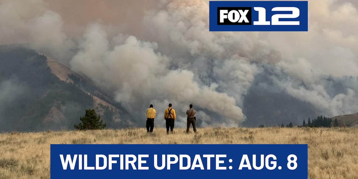 Oregon wildfire update, Saturday morning, Aug. 8