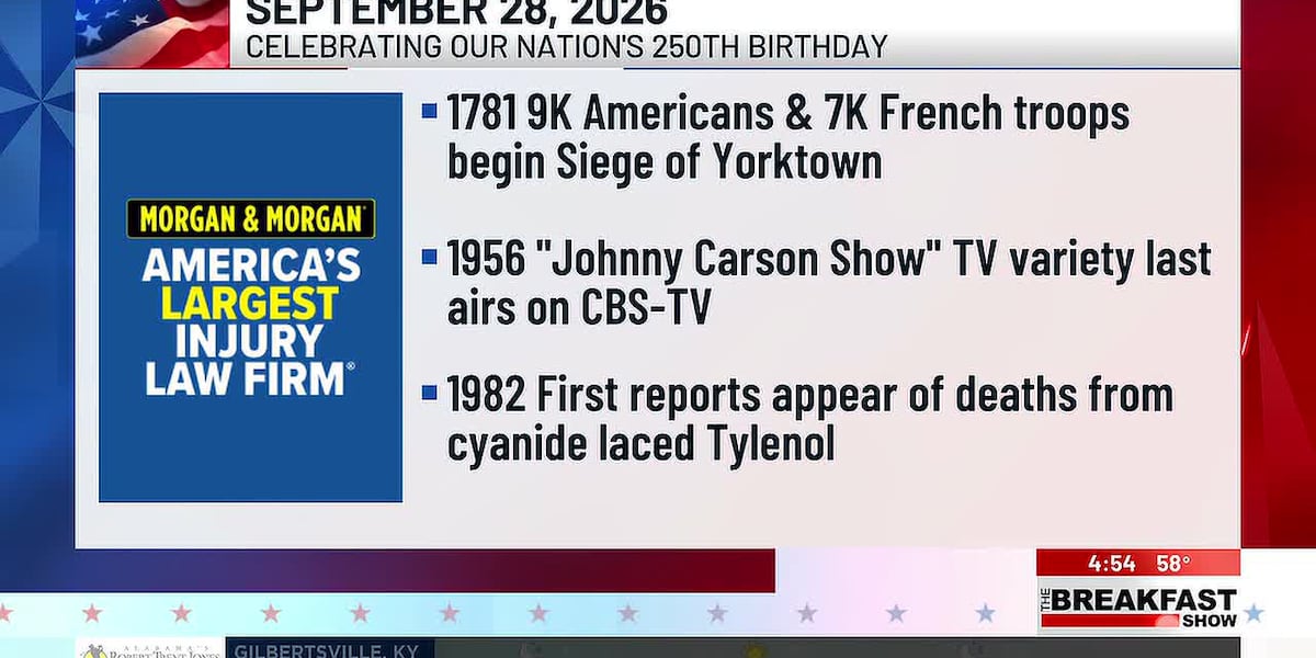 Coverage image for: We the People: This Day in History 9/28/2026