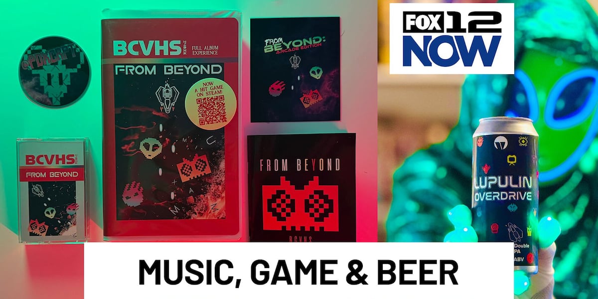 FOX 12 feature on the music, game and beer launch