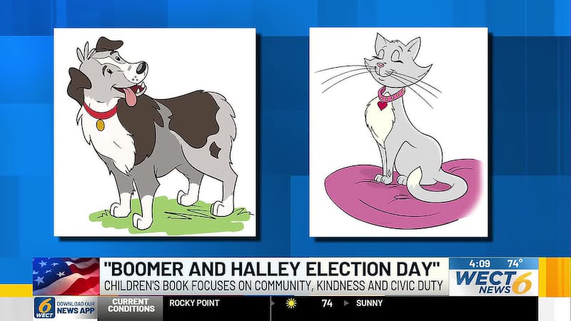 Boomer and Halley Election Day