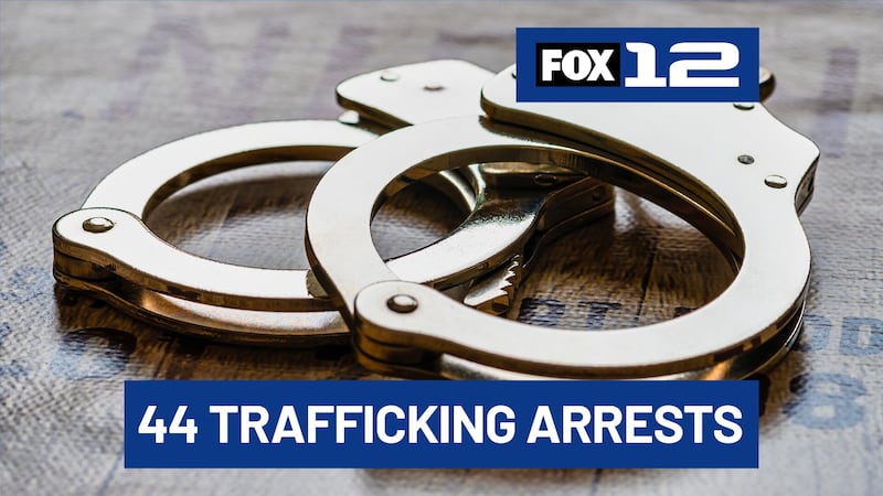 Portland police say 44 people were arrested during directed patrols along Northeast 82nd...